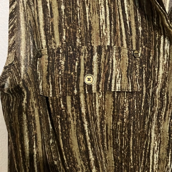 Michael Kors sleeveless tunic top with draw string waist size 8 - Picture 3 of 7